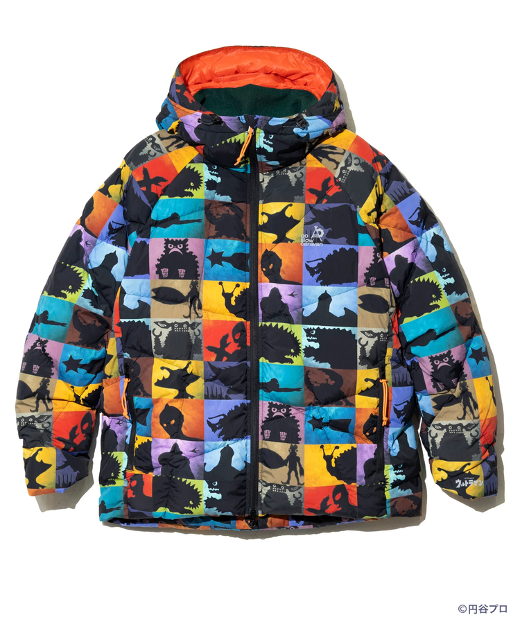 go slow caravan(ゴースローキャラバン) |【ウルトラマン×go slow caravan】ソフトナイロンシレー ウルトラマン クレイジーキルトパッカブルダウンJKT (MENS)