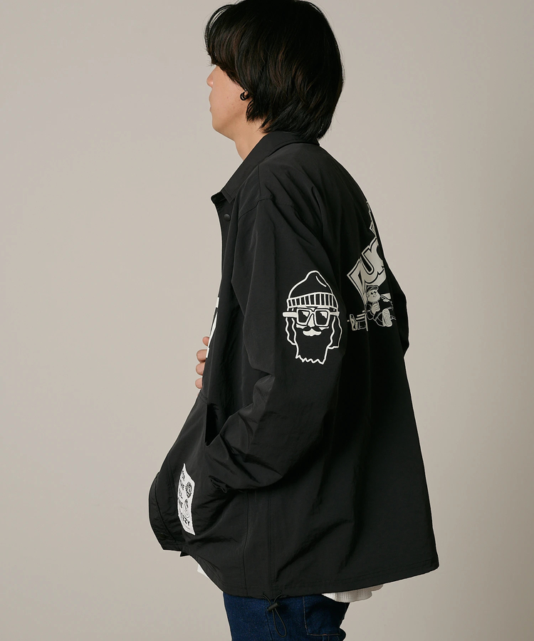 go slow caravan(ゴースローキャラバン) |DUCKSTER/ダックスター OJISAN ロゴデコレーションコーチJKT (MENS)