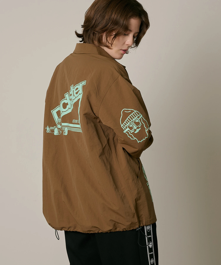 go slow caravan(ゴースローキャラバン) |DUCKSTER/ダックスター OJISAN ロゴデコレーションコーチJKT (MENS)