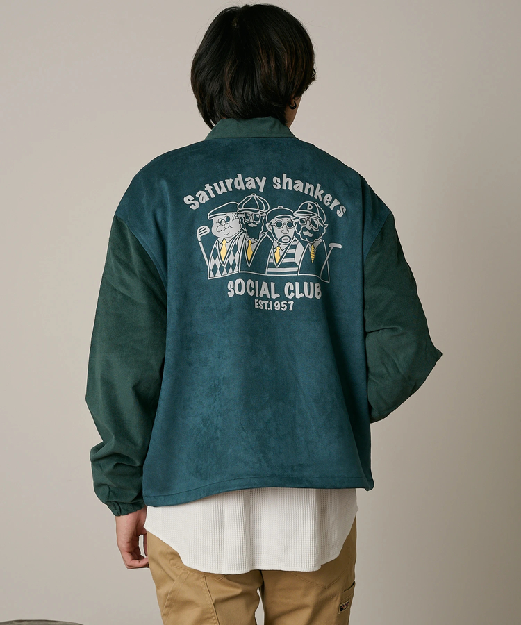 go slow caravan(ゴースローキャラバン) |DUCKSTER/ダックスター スエード調?コーデュロイ OJISANドリズラーJKT (MENS)