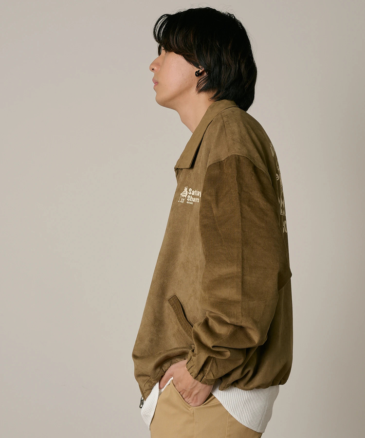 go slow caravan(ゴースローキャラバン) |DUCKSTER/ダックスター スエード調?コーデュロイ OJISANドリズラーJKT (MENS)