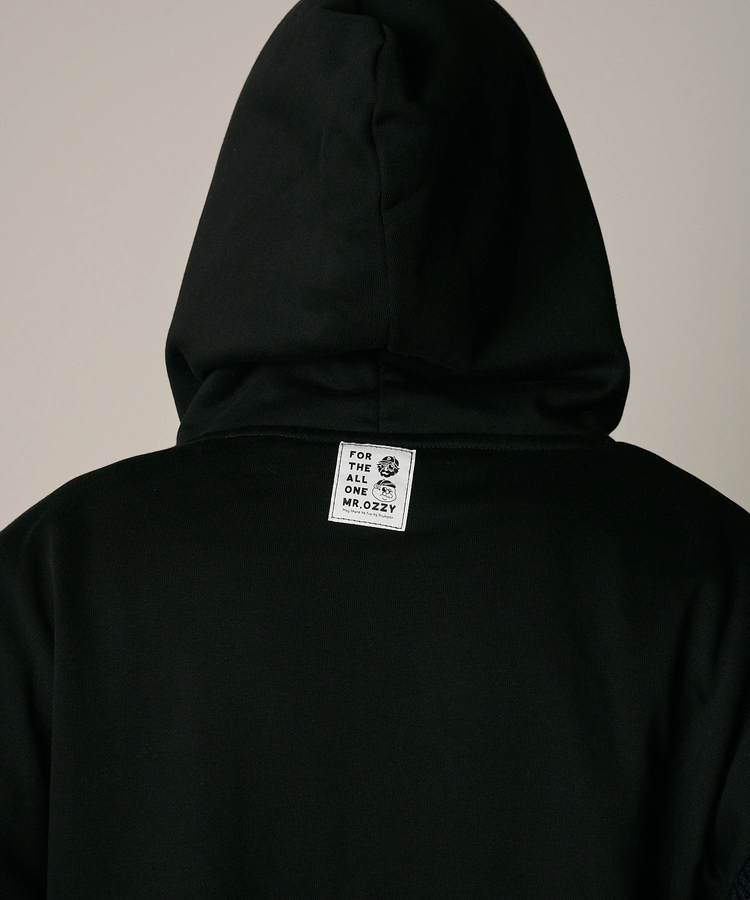 go slow caravan(ゴースローキャラバン) |DUCKSTER/ダックスター 裏毛×ワッフル編みニット 配色切替 刺繍ジップPK (MENS)