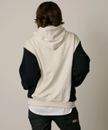 go slow caravan(ゴースローキャラバン) |DUCKSTER/ダックスター 裏毛×ワッフル編みニット 配色切替 刺繍ジップPK (MENS)