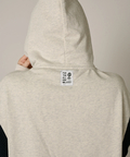 go slow caravan(ゴースローキャラバン) |DUCKSTER/ダックスター 裏毛×ワッフル編みニット 配色切替 刺繍ジップPK (MENS)