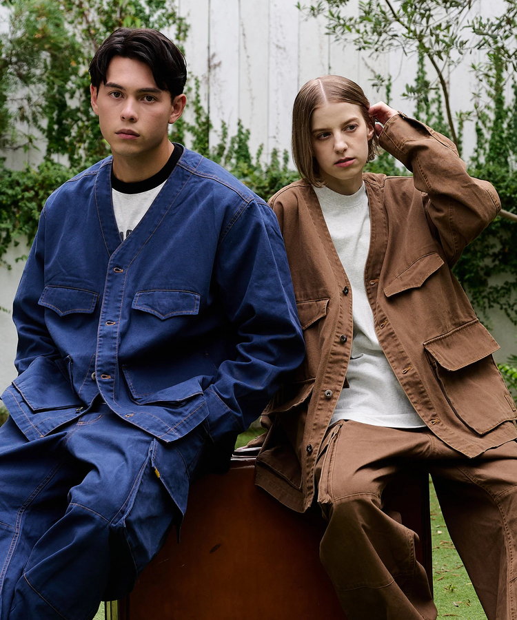 go slow caravan(ゴースローキャラバン) |COBMASTER/コブマスター ダックキャンバス ケミカルブリーチ エンジニアJKT (MENS)