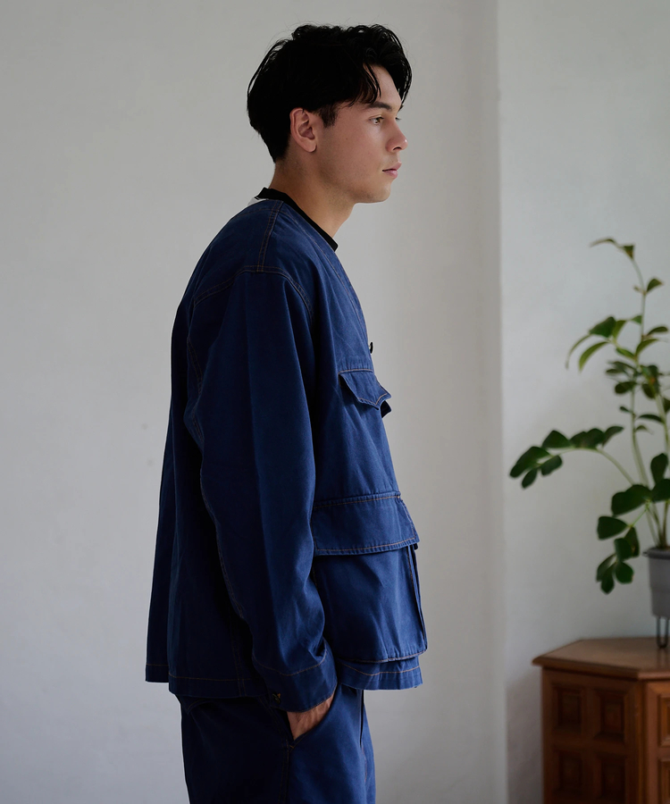 go slow caravan(ゴースローキャラバン) |COBMASTER/コブマスター ダックキャンバス ケミカルブリーチ エンジニアJKT (MENS)