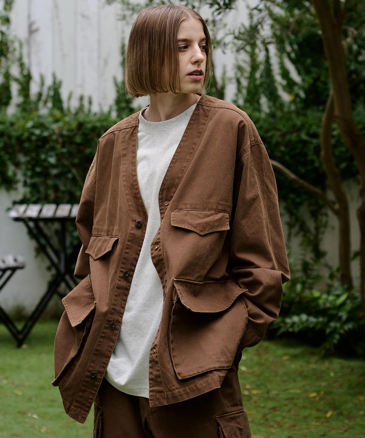 go slow caravan(ゴースローキャラバン) |COBMASTER/コブマスター ダックキャンバス ケミカルブリーチ エンジニアJKT (MENS)