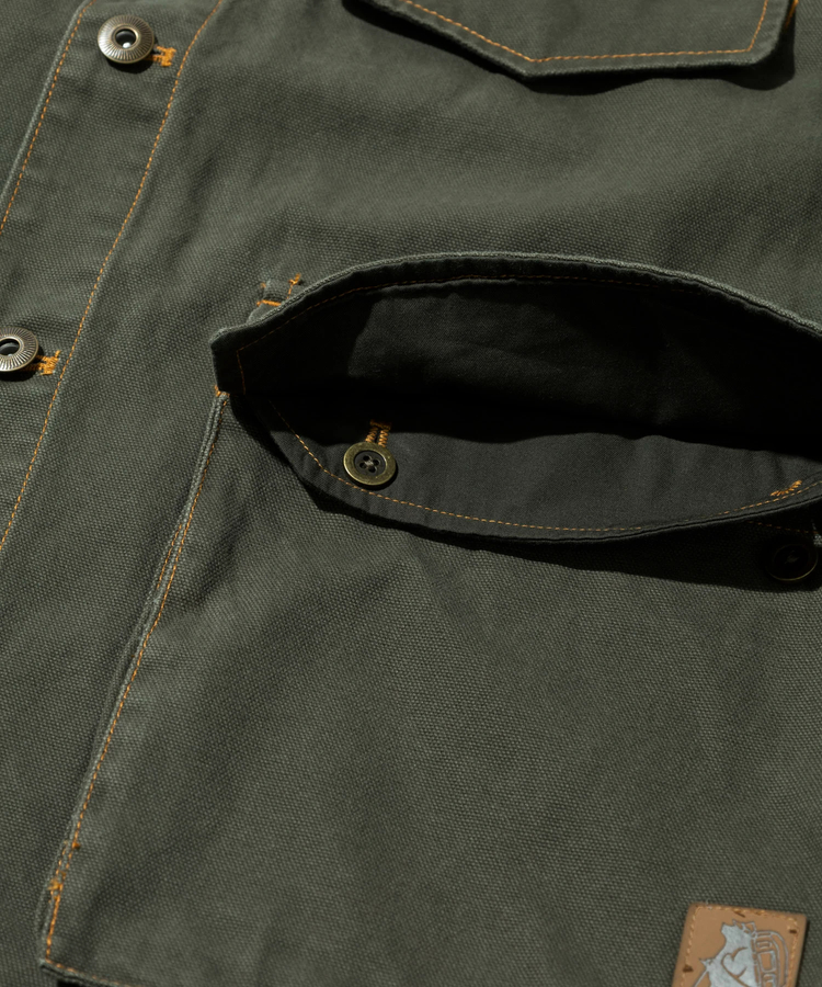 go slow caravan(ゴースローキャラバン) |COBMASTER/コブマスター ダックキャンバス ケミカルブリーチ エンジニアJKT (MENS)