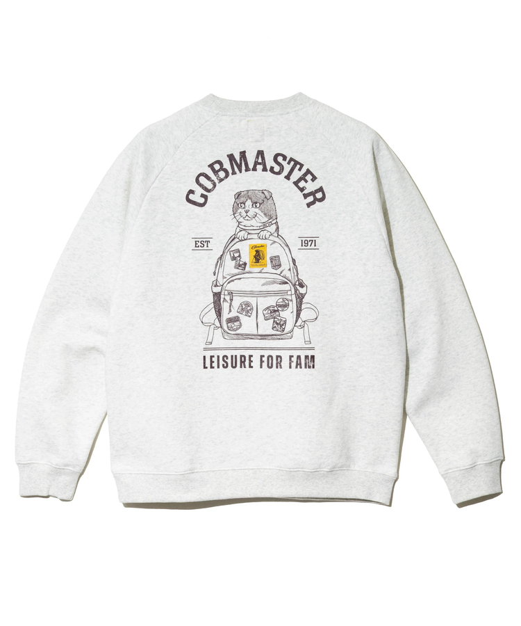 go slow caravan(ゴースローキャラバン) |COBMASTER/コブマスター 裏起毛スウェット《アニマルインデイパック》 (MENS)