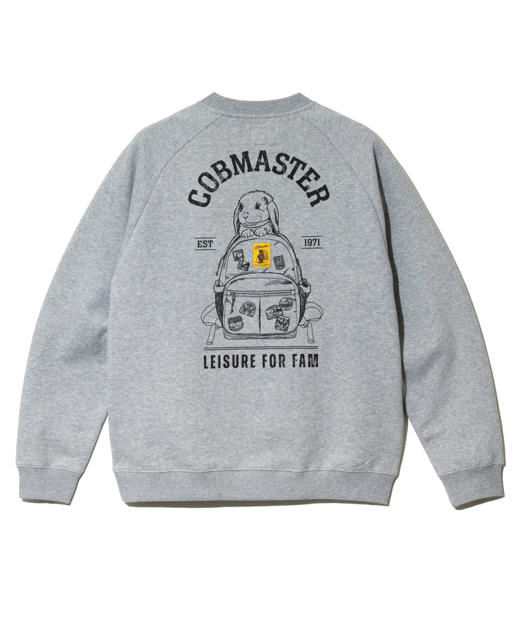 go slow caravan(ゴースローキャラバン) |COBMASTER/コブマスター 裏起毛スウェット《アニマルインデイパック》 (MENS)