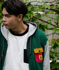 go slow caravan(ゴースローキャラバン) |COBMASTER/コブマスター T/C裏毛 ナイロンポケット ジップフーディ (MENS)