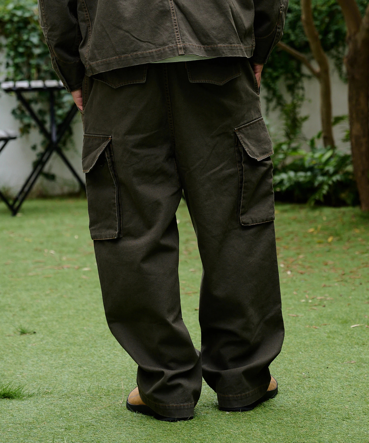 go slow caravan(ゴースローキャラバン) |COBMASTER/コブマスター ダックキャンバス ケミカルブリーチ カーゴパンツ (MENS)