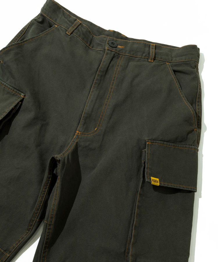 go slow caravan(ゴースローキャラバン) |COBMASTER/コブマスター ダックキャンバス ケミカルブリーチ カーゴパンツ (MENS)