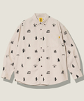 go slow caravan(ゴースローキャラバン) |COBMASTER/コブマスター C/Tオックス コブベアー総柄 B.Dシャツ (MENS)