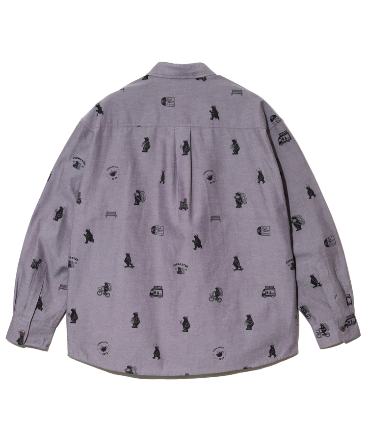 go slow caravan(ゴースローキャラバン) |COBMASTER/コブマスター C/Tオックス コブベアー総柄 B.Dシャツ (MENS)