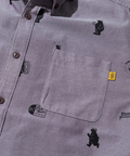 go slow caravan(ゴースローキャラバン) |COBMASTER/コブマスター C/Tオックス コブベアー総柄 B.Dシャツ (MENS)