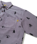 go slow caravan(ゴースローキャラバン) |COBMASTER/コブマスター C/Tオックス コブベアー総柄 B.Dシャツ (MENS)