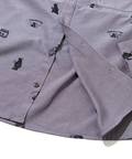 go slow caravan(ゴースローキャラバン) |COBMASTER/コブマスター C/Tオックス コブベアー総柄 B.Dシャツ (MENS)