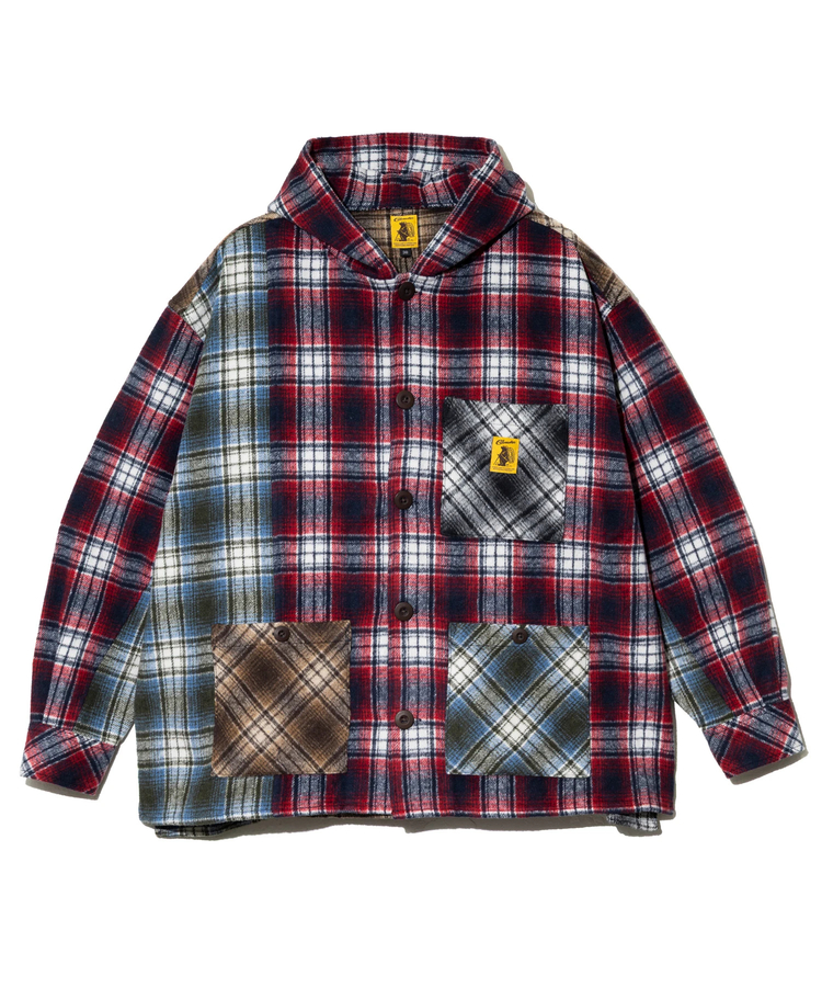 go slow caravan(ゴースローキャラバン) |COBMASTER/コブマスター ネルチェック フーディシャツ (MENS)