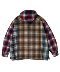 go slow caravan(ゴースローキャラバン) |COBMASTER/コブマスター ネルチェック フーディシャツ (MENS)