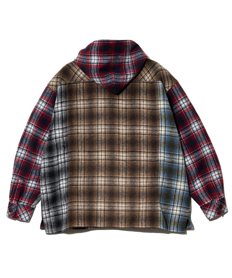 go slow caravan(ゴースローキャラバン) |COBMASTER/コブマスター ネルチェック フーディシャツ (MENS)