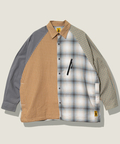 go slow caravan(ゴースローキャラバン) |COBMASTER/コブマスター ミニチェックブロードコーチシャツJKT (MENS)