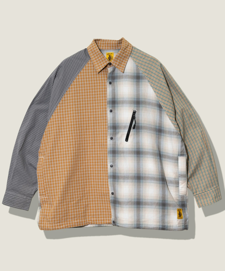 go slow caravan(ゴースローキャラバン) |COBMASTER/コブマスター ミニチェックブロードコーチシャツJKT (MENS)