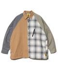 go slow caravan(ゴースローキャラバン) |COBMASTER/コブマスター ミニチェックブロードコーチシャツJKT (MENS)