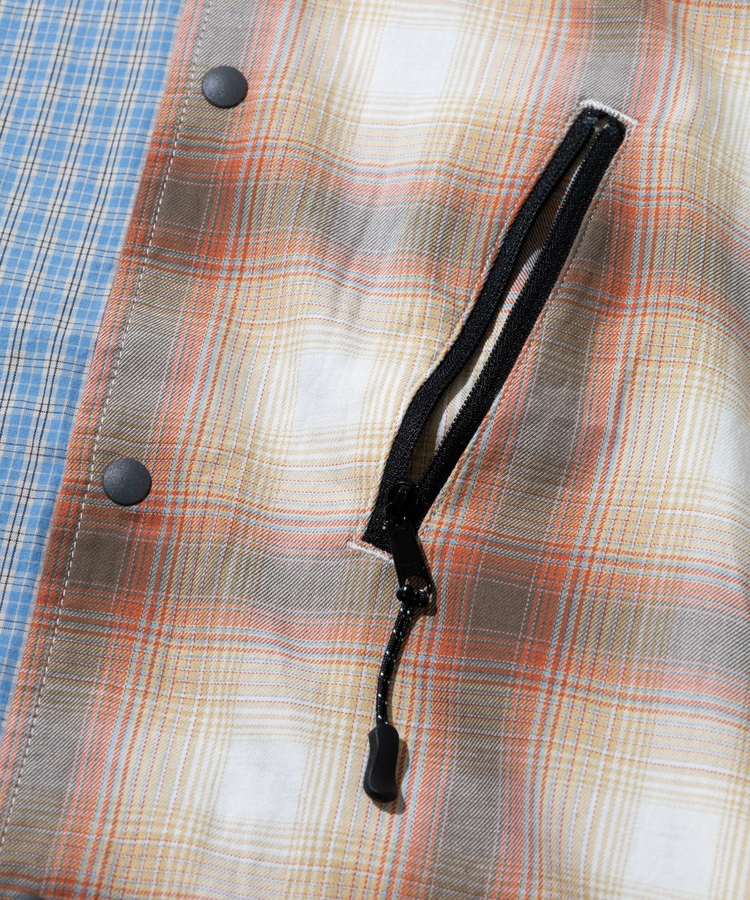 go slow caravan(ゴースローキャラバン) |COBMASTER/コブマスター ミニチェックブロードコーチシャツJKT (MENS)
