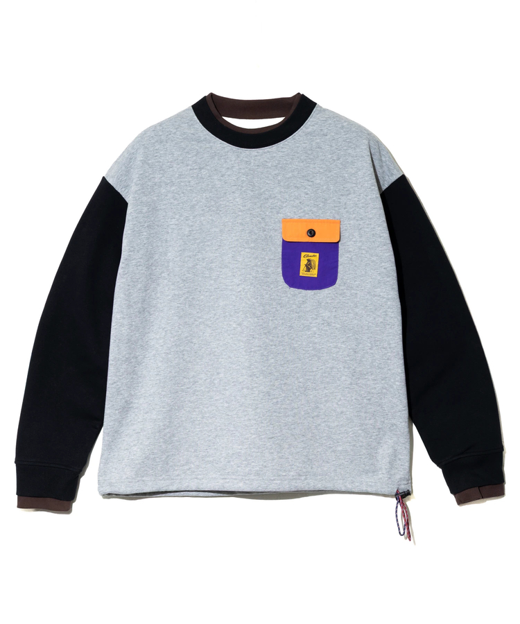 go slow caravan(ゴースローキャラバン) |COBMASTER/コブマスター T/C裏毛 レイヤード ナイロンポケットスウェット (MENS)