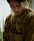 go slow caravan(ゴースローキャラバン) |COBMASTER/コブマスター ミックスニット 刺繍セーター《5G/730G》 (MENS)