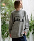 go slow caravan(ゴースローキャラバン) |COBMASTER/コブマスター ミックスニット 刺繍セーター《5G/730G》 (MENS)