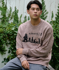 go slow caravan(ゴースローキャラバン) |COBMASTER/コブマスター ミックスニット 刺繍セーター《5G/730G》 (MENS)