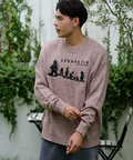go slow caravan(ゴースローキャラバン) |COBMASTER/コブマスター ミックスニット 刺繍セーター《5G/730G》 (MENS)