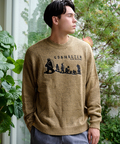 go slow caravan(ゴースローキャラバン) |COBMASTER/コブマスター ミックスニット 刺繍セーター《5G/730G》 (MENS)