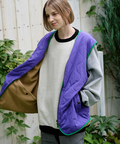go slow caravan(ゴースローキャラバン) |COBMASTER/コブマスター キルティング×フリース リバーシブルベスト (MENS)