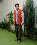 go slow caravan(ゴースローキャラバン) |COBMASTER/コブマスター キルティング×フリース リバーシブルベスト (MENS)