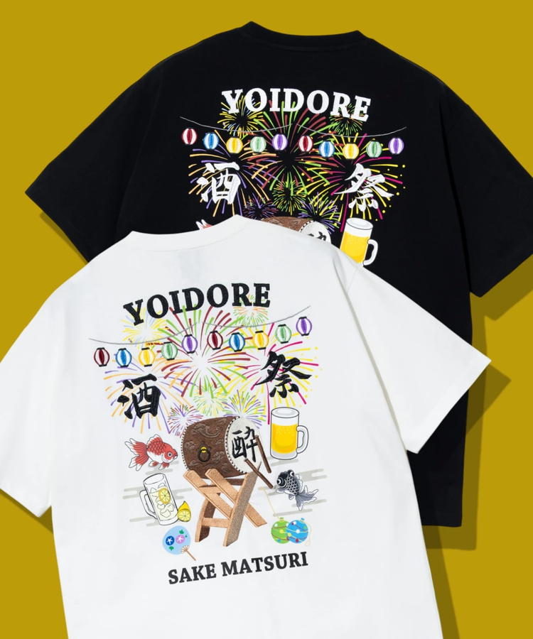 go slow caravan(ゴースローキャラバン) |YOIDORE/酔いどれ 酒祭り太鼓 TEE (MENS)