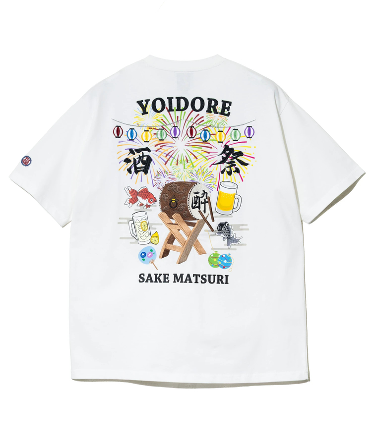go slow caravan(ゴースローキャラバン) |YOIDORE/酔いどれ 酒祭り太鼓 TEE (MENS)