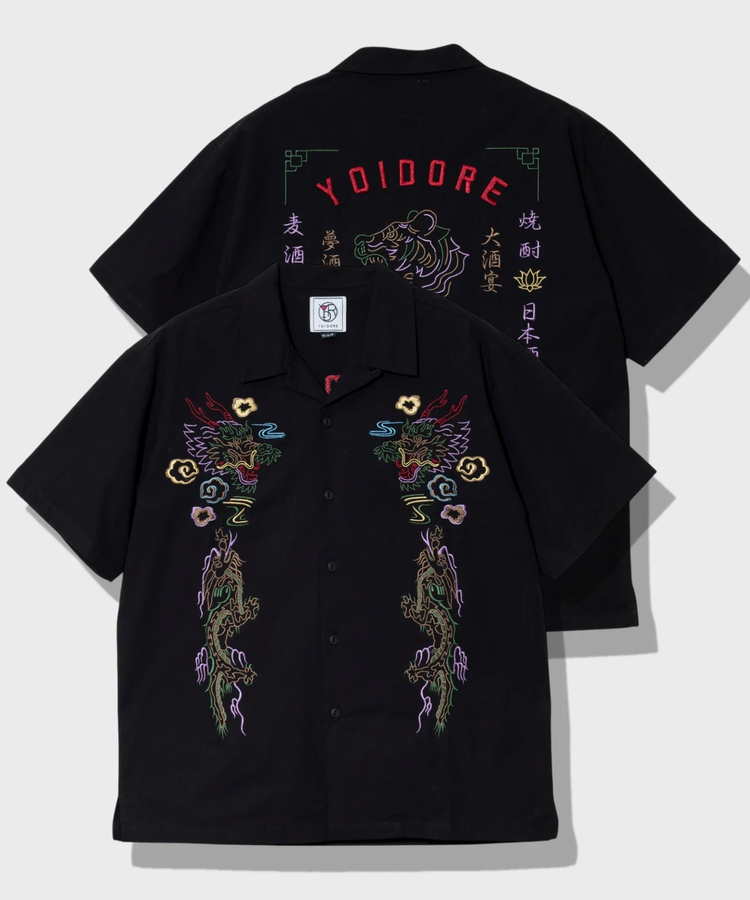 go slow caravan(ゴースローキャラバン) |YOIDORE/酔いどれ 酔虎と酔龍 シャツ (MENS)