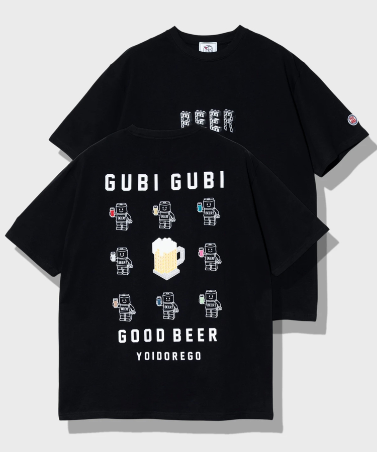 go slow caravan(ゴースローキャラバン) |YOIDORE/酔いどれ グビグビブロック TEE (MENS)
