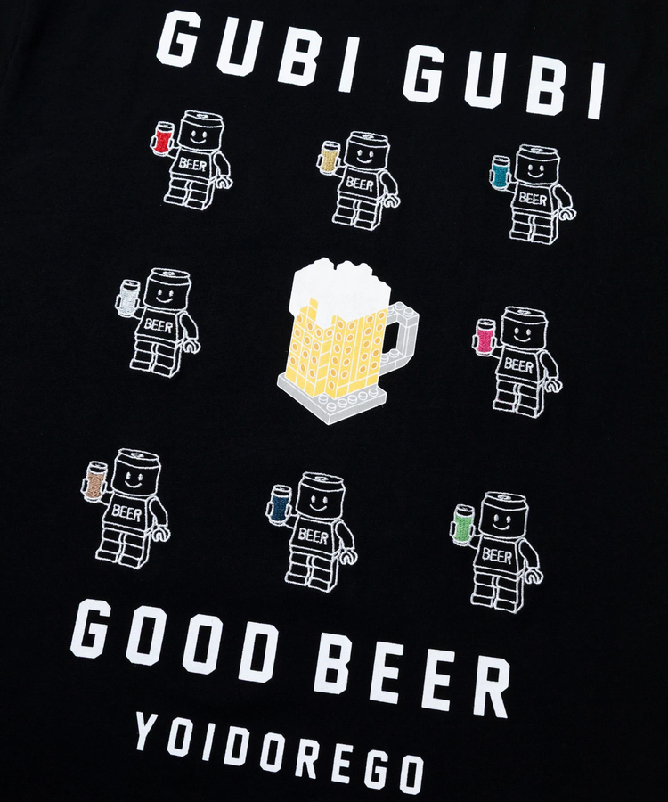 go slow caravan(ゴースローキャラバン) |YOIDORE/酔いどれ グビグビブロック TEE (MENS)