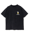 go slow caravan(ゴースローキャラバン) |RAY綿 G/D猫と麦酒TEE~麦酒風呂3~ (MENS/WOMENS)