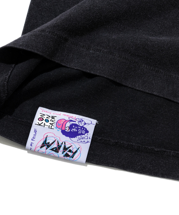 go slow caravan(ゴースローキャラバン) |RAY綿 G/D猫と麦酒TEE~麦酒風呂3~ (MENS/WOMENS)