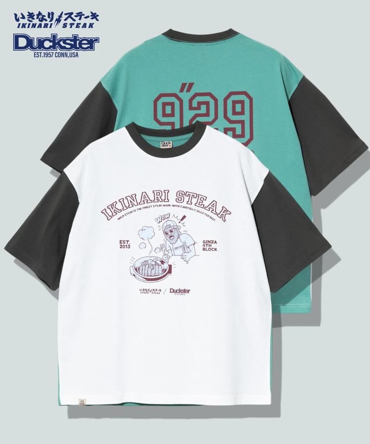 go slow caravan(ゴースローキャラバン) |DUCKSTER/ダックスター いきなりステーキコラボS/TEE《カレッジ》(MENS)