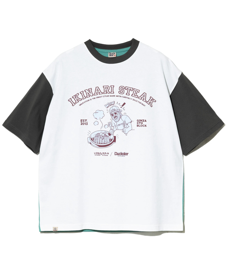 go slow caravan(ゴースローキャラバン) |DUCKSTER/ダックスター いきなりステーキコラボS/TEE《カレッジ》(MENS)