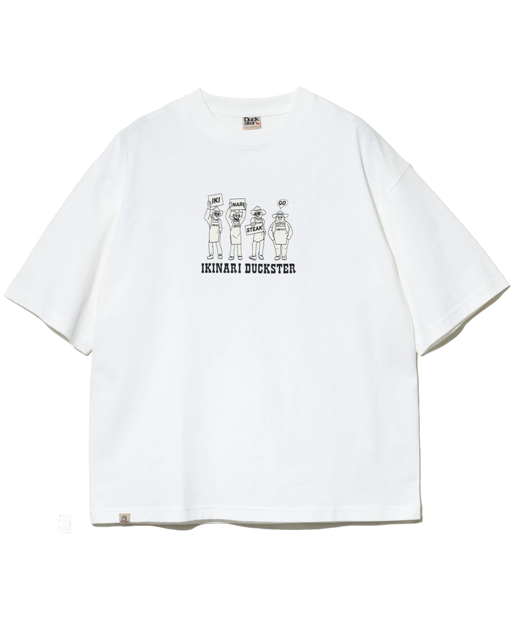 go slow caravan(ゴースローキャラバン) |DUCKSTER/ダックスター いきなりステーキコラボ《ツアーTEE》(MENS)