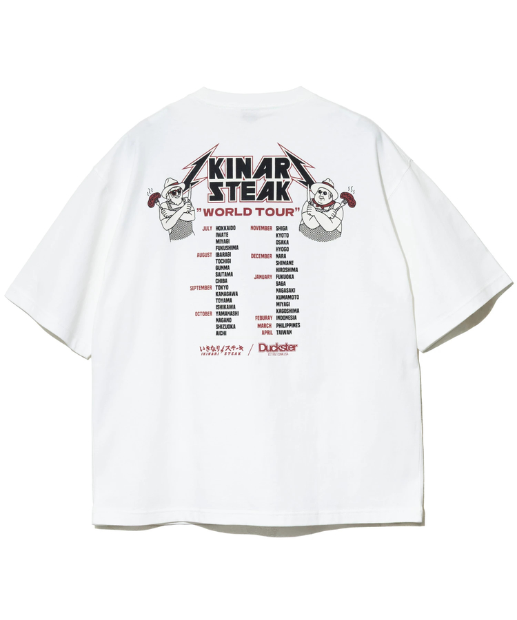 go slow caravan(ゴースローキャラバン) |DUCKSTER/ダックスター いきなりステーキコラボ《ツアーTEE》(MENS)