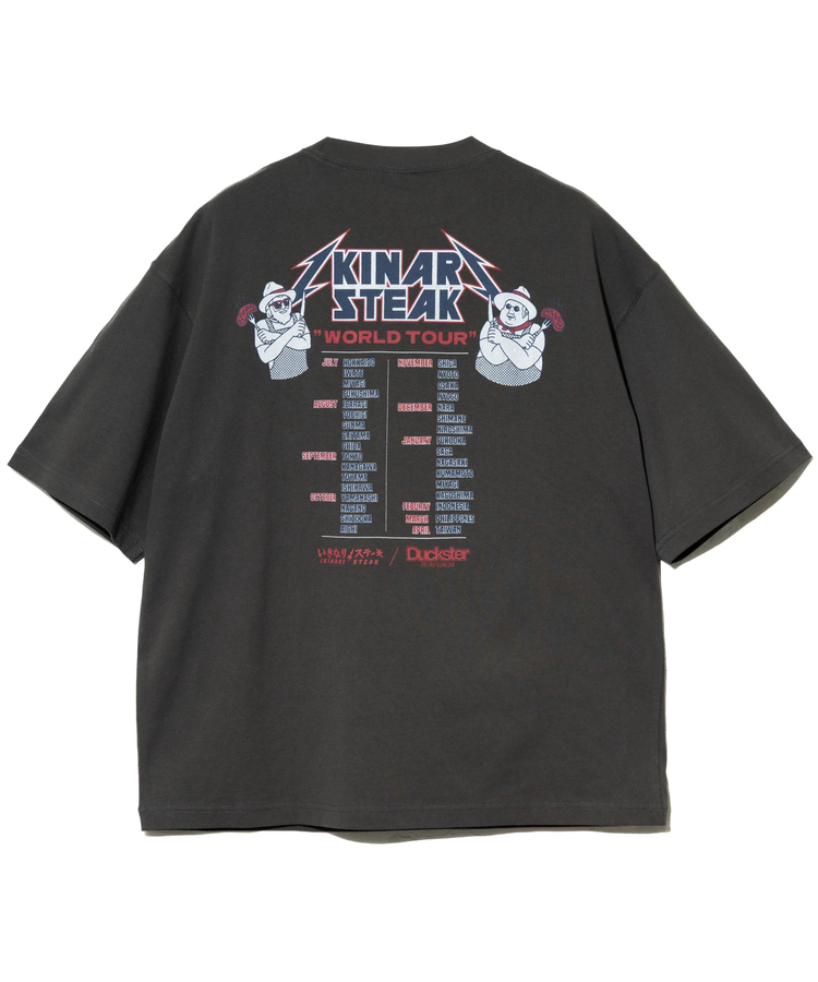 go slow caravan(ゴースローキャラバン) |DUCKSTER/ダックスター いきなりステーキコラボ《ツアーTEE》(MENS)