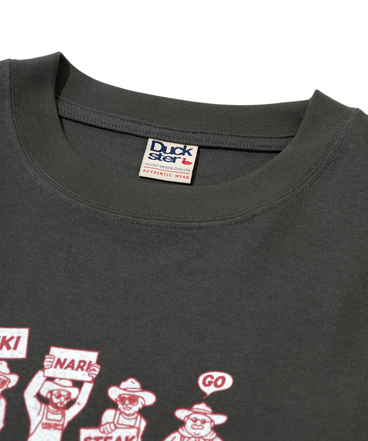 go slow caravan(ゴースローキャラバン) |DUCKSTER/ダックスター いきなりステーキコラボ《ツアーTEE》(MENS)